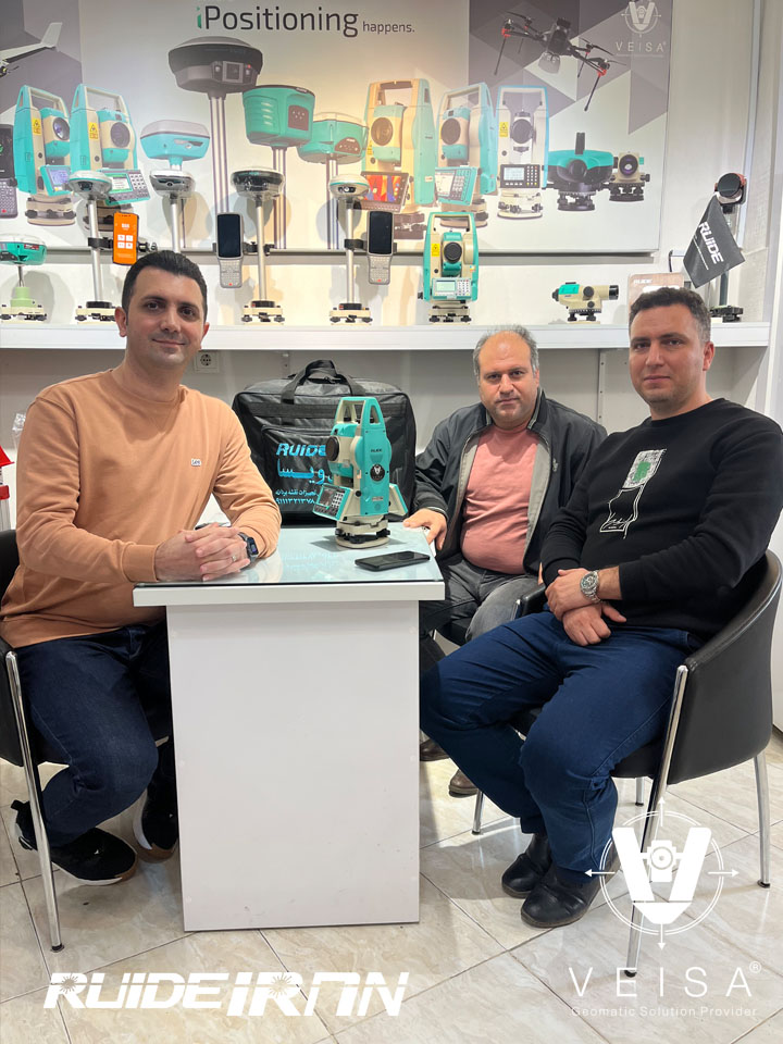 جناب آقای مهندس حقگو عزیز خریدار توتال استیشن پیشرفته روید مدل RUIDE RCS سپاس از اعتماد شما